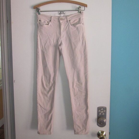 ACNE Studios Pink Skinny Jeans 27 / 32 - Picture 2 of 12